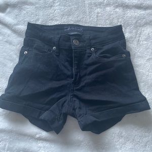 Aeropostale Womens High Rise Midi Shorts